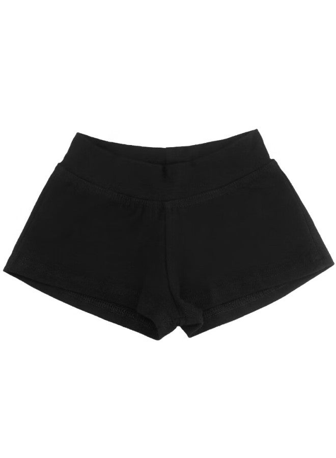 Aiwuge Children's Dance Shorts, Black Flat-angle Shorts, Ballet Leggings, Practice Shorts, Black, Size 130 - Image 5
