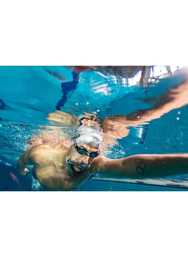 أرينا قبعة سباحة من السيليكون للجنسين من هيروز، مطبوعات وألوان سادة، مقاس واحد - Image 3