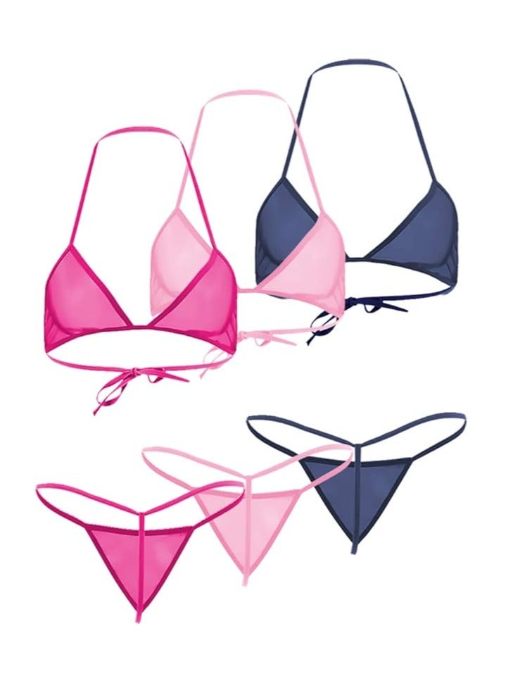 Accessorize Kingdom Accessorize Kingdom Women Sheer Lingerie Set Combo  - Image 2