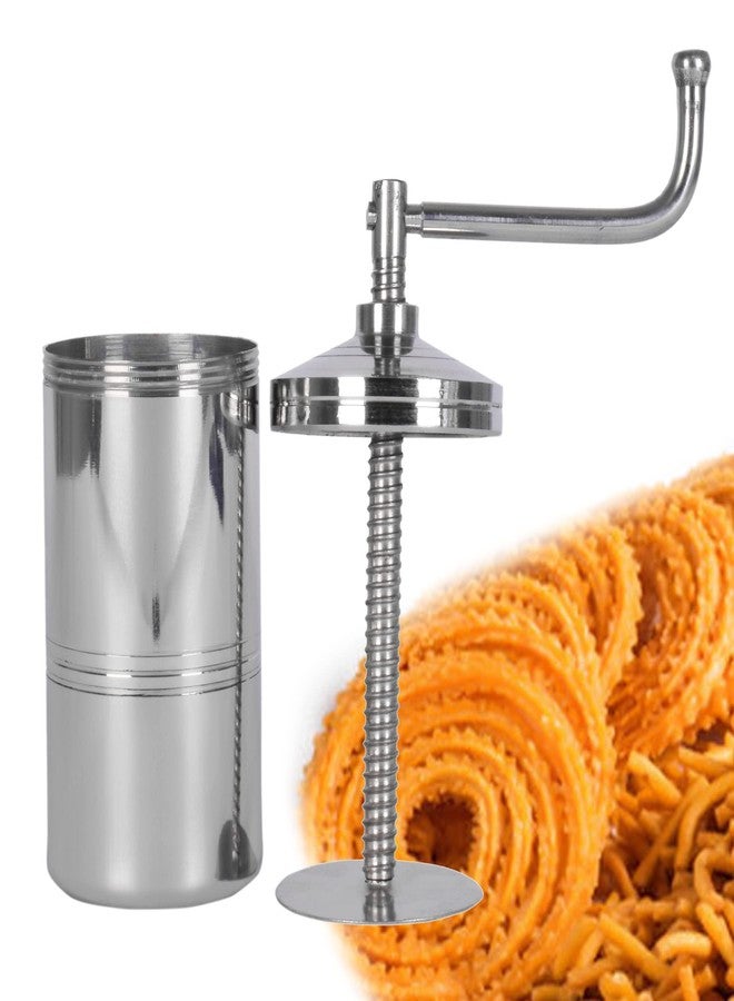 TOP TRICK Snacks Maker with 6 Different jalis, Stainless Steel Plates for Making Sev, Bhujiya, Papdi, Gathiya, Murukku, Chakli, Kitchen Tool for Making Namkeen Snacks, Farsan Maker. - Image 2