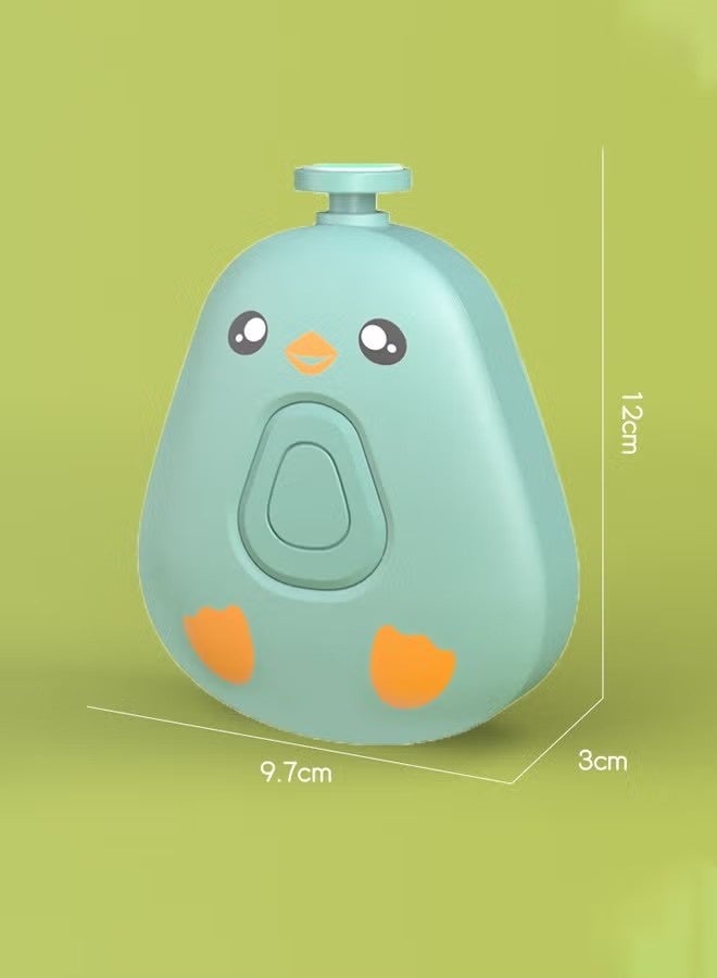 جونيس تلميع الأظافر الكهربائية مقطع الأظافر للأطفال مقطعات الأظافر الكهربائية مقاومة للرش مع 6 رؤوس طحن - Image 5