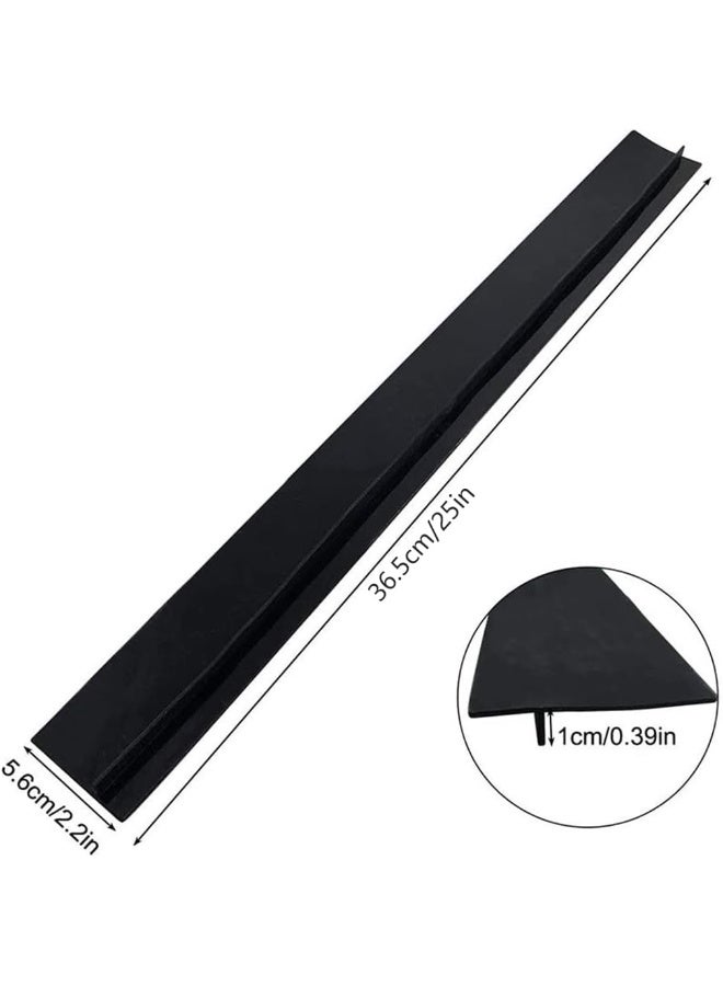 ECVV مجموعة من 2 غطاء سيليكون لسد فجوات الموقد من ECVV، مقاوم للحرارة، سد فجوات الفرن (25 بوصة) - Image 4