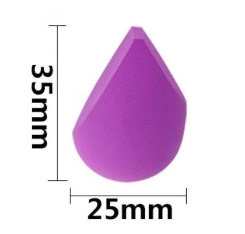 Make Up Sponge small flawless finish, 1 Piece Beauty Blender Sponge, Make Up Sponge, Wet and Dry, for Cream, Liquid Foundation, Liquids and Powder -multicolor - Image 2