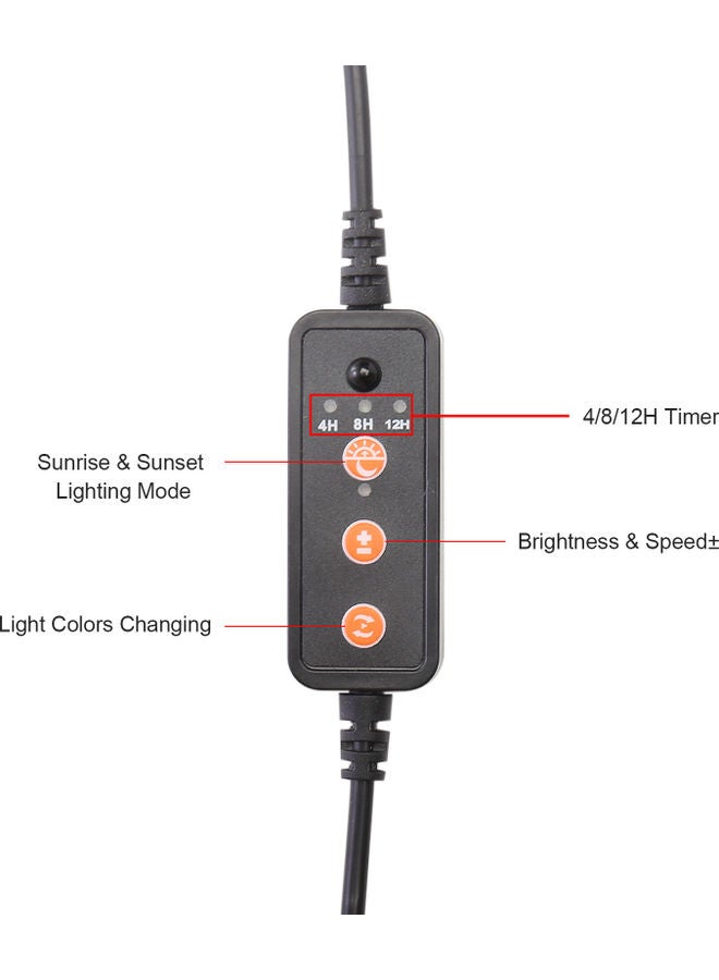 Loquat LED Underwater Diving Lamp Light Kit Set Black - Image 3