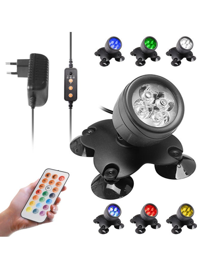 Loquat LED Underwater Diving Lamp Light Kit Set Black - Image 1