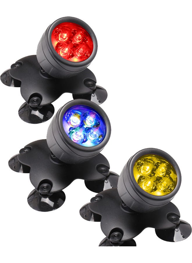 Loquat LED Underwater Diving Lamp Light Kit Set Black - Image 2
