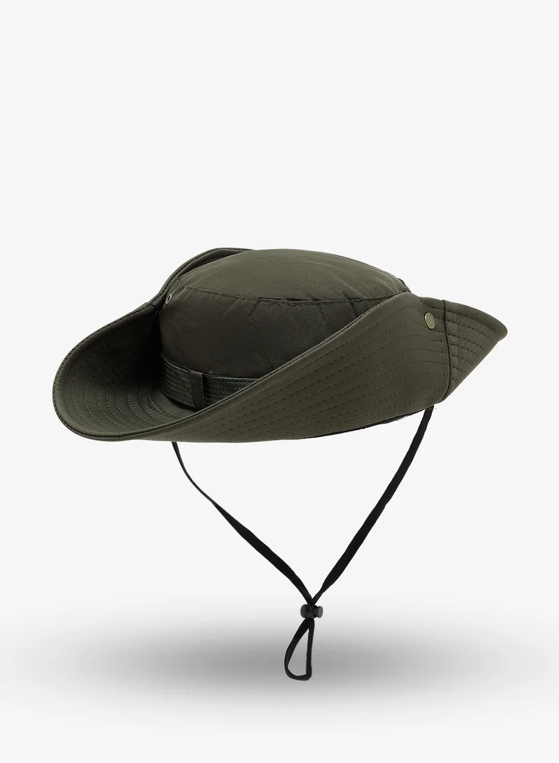 Bucket Hat With Poppers