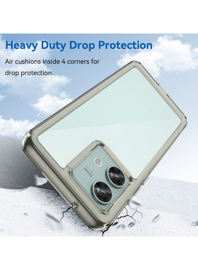 URBBKING Shockproof Protection Phone Case for Moto Edge 40 Neo 5G Grey - Image 3
