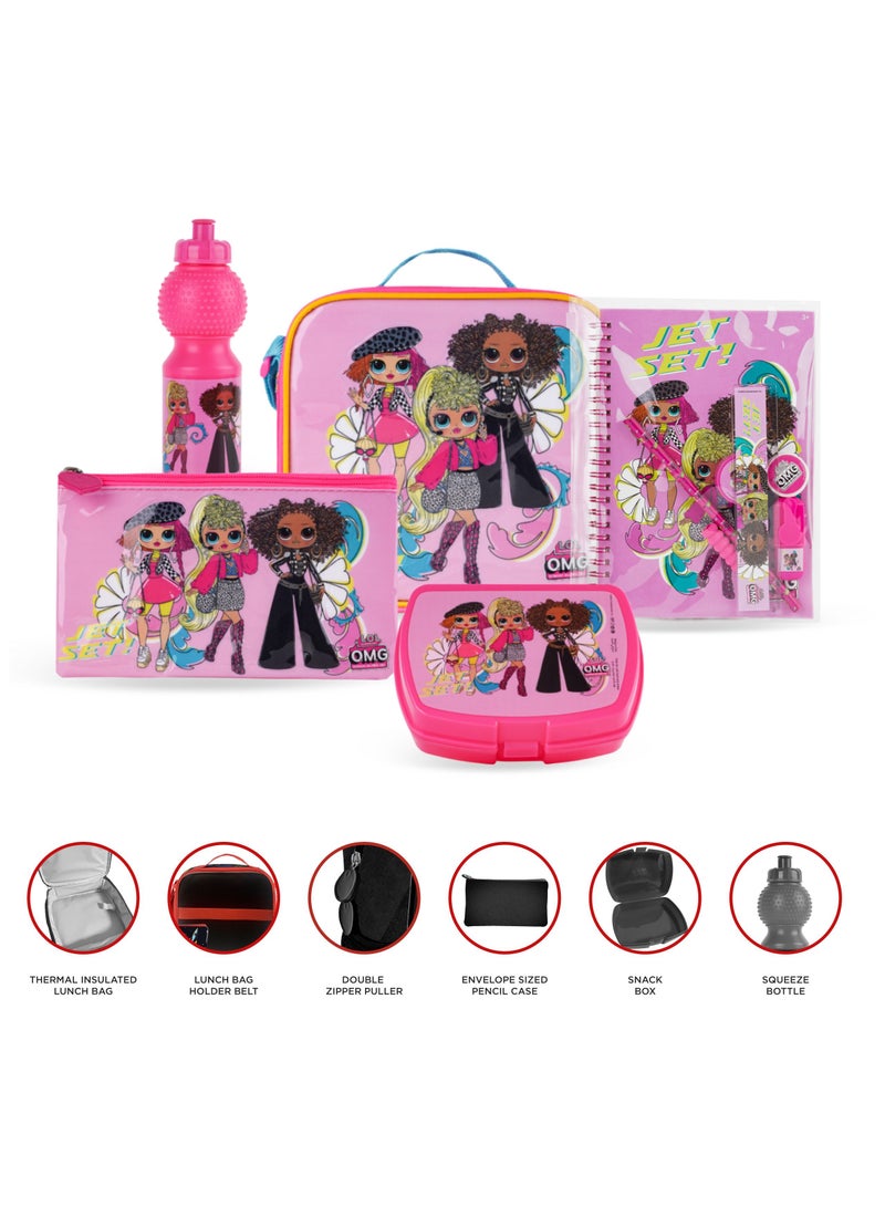 MGA LOL OMG Glam Shores 6in1 Trolley Box Set 16" - Image 4