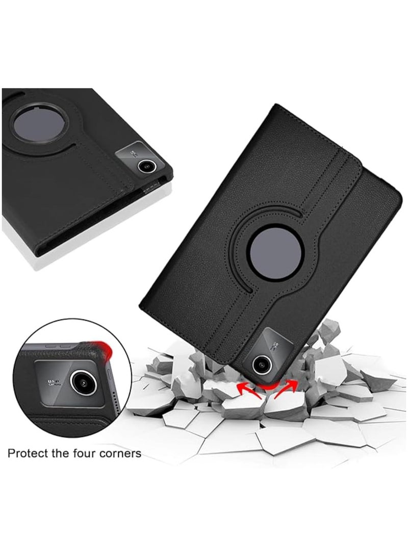 VKL غطاء دوار بزاوية 360° متوافق مع Lenovo Tab M11 11" 2024 TB330FU، غلاف جلد PU متعدد الزوايا لعرض الحماية نحيف لجهاز Lenovo Tab M11 11" 2024 TB330FU - Image 4