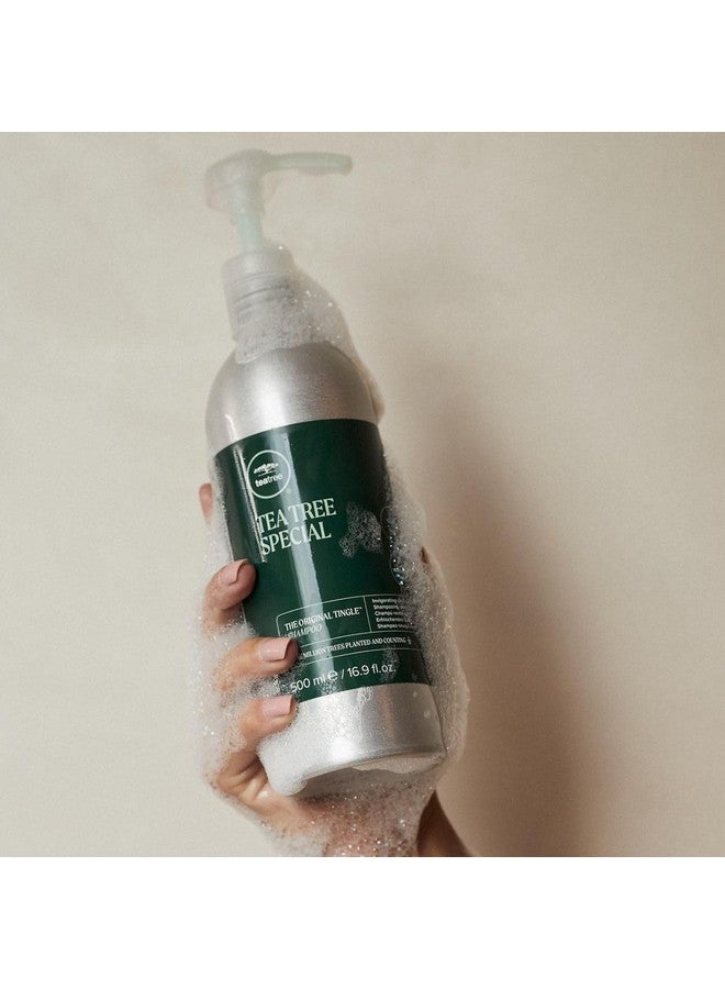 Tea Tree Special Shampoo Aluminum Bottle, Deep Cleans, Refreshes Scalp, For All Hair Types, Especially Oily Hair, 16.9 Oz  - Image 4
