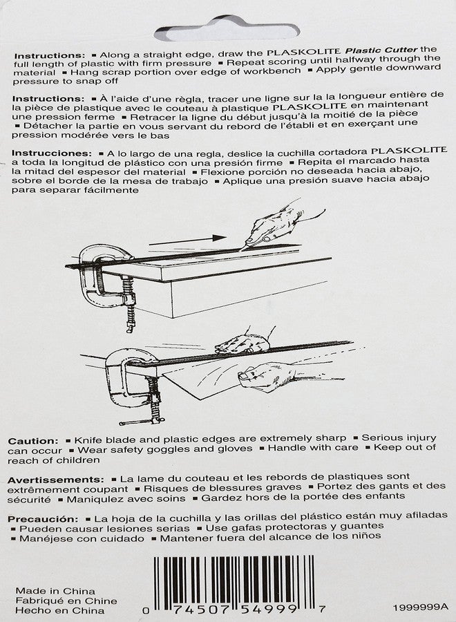 Plaskolite Plastic Cutter - Image 2
