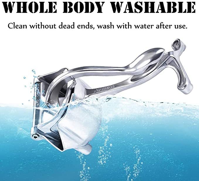 Portible عصارة فواكه يدوية محمولة من الألمنيوم مع آلة ضغط متعددة الألوان للبرتقال والرمان والليمون والجريب فروت - Image 5