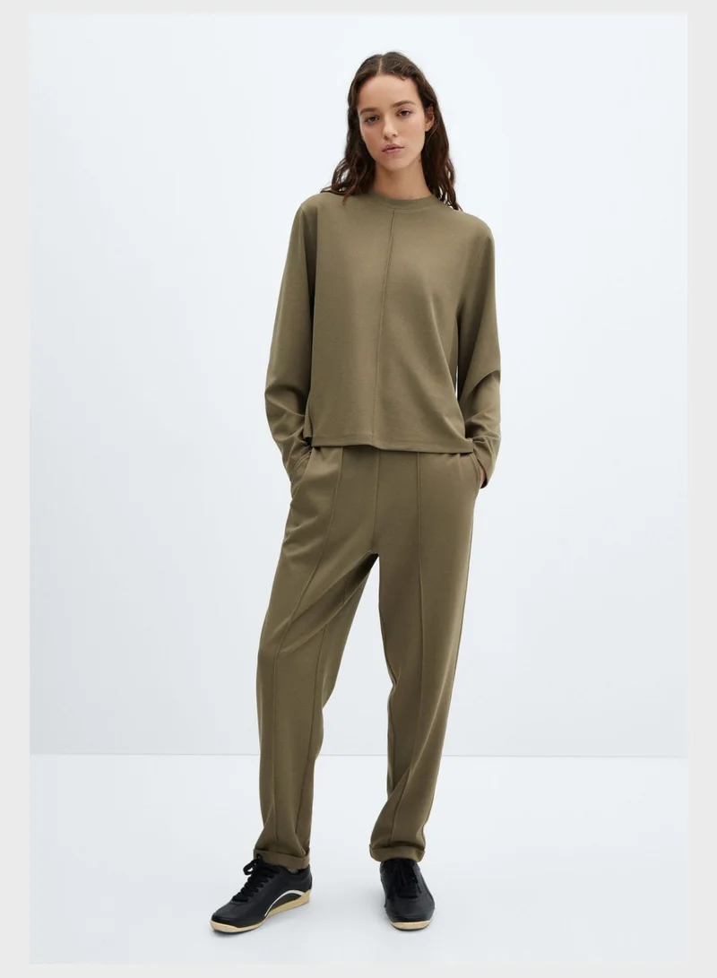 MANGO High Waist Pants