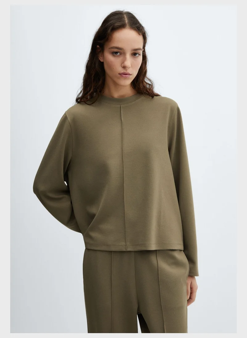 MANGO High Waist Pants