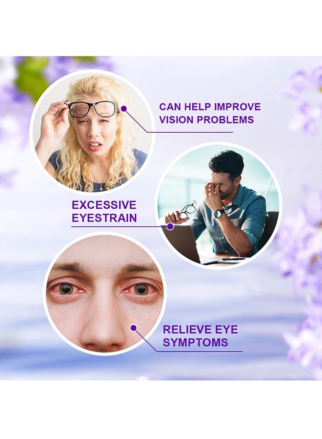 48Pcs Lavender Scented Eye Patch - Relieves Eye Fatigue Eye Care Patch - Stay Up Late Eye Dryness - Lavender Eye Patch