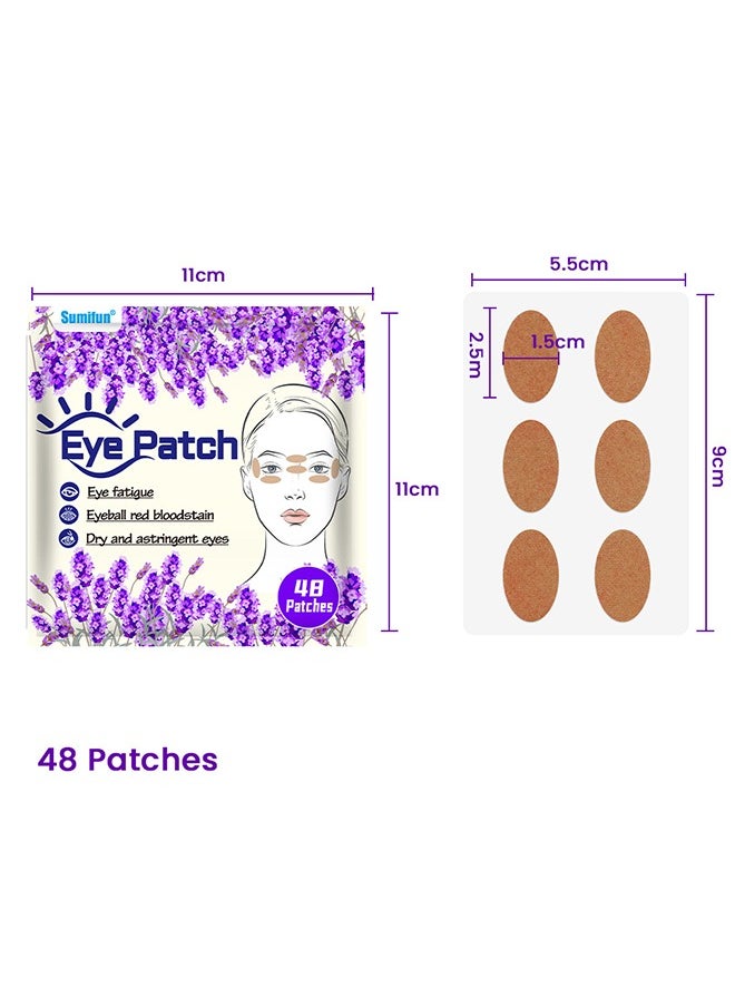 48 قطعة رقعة العين المعطرة باللافندر - تخفف من إجهاد العين رقعة العناية بالعين - ابق مستيقظا حتى وقت متأخر جفاف العين - رقعة عين اللافندر - pzsku/Z7C908F0F8BFA4816411DZ/45/_/1716972186/bf7297c1-30aa-4692-9a56-44bb2f64c539