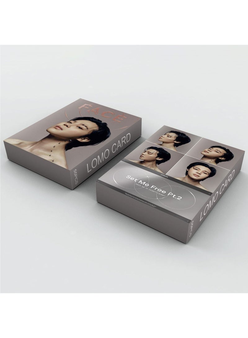Meiyilan 55 Piece BTS Kpop Bangtan Boys Jimin Solo Face Photo New Album Lomo Card - Image 5