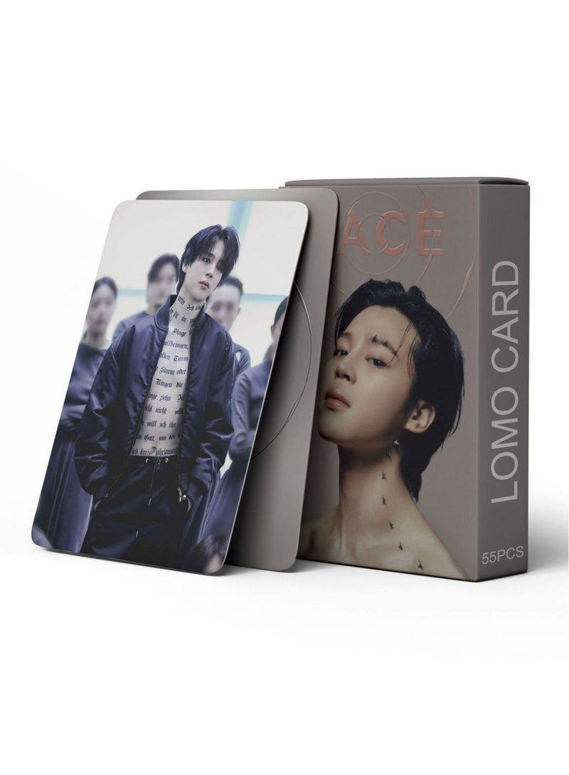 Meiyilan 55 Piece BTS Kpop Bangtan Boys Jimin Solo Face Photo New Album Lomo Card - Image 3
