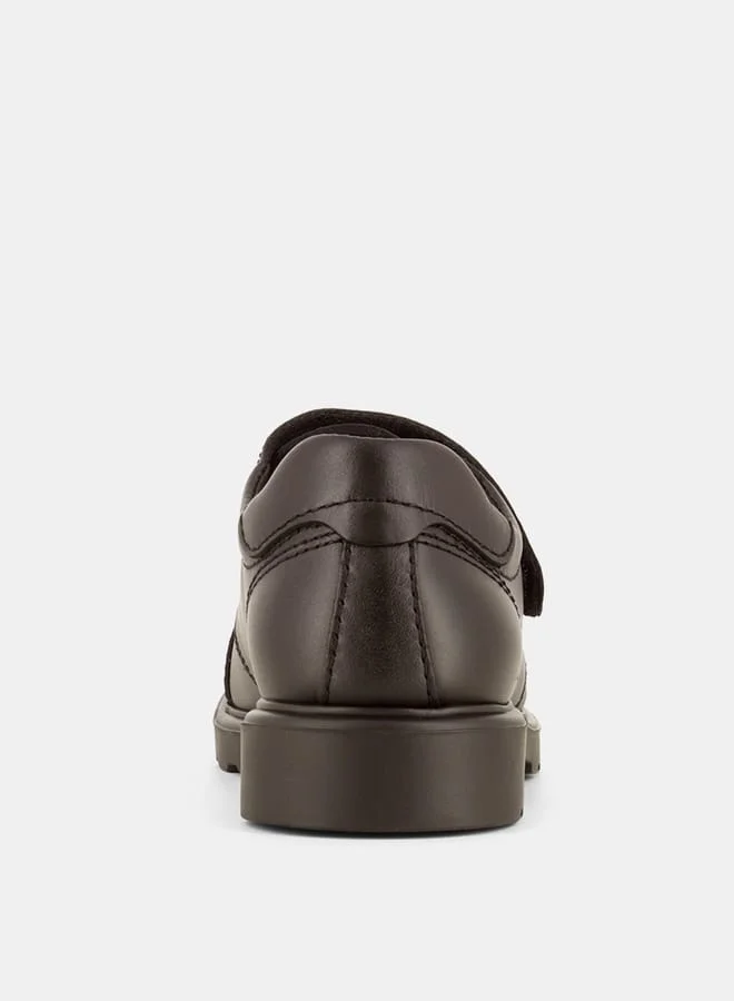 Pablosky Boys' Solid Sneakers with Hook and Loop Closure School Shoes