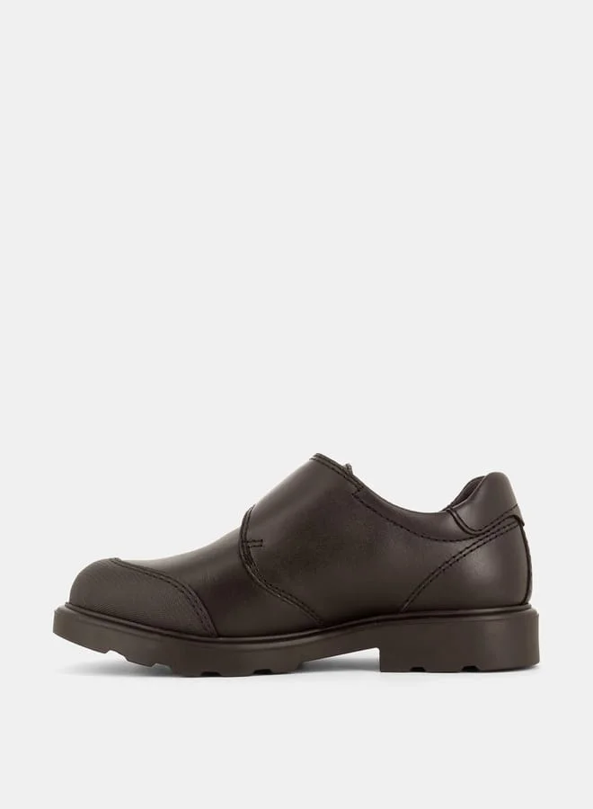 Pablosky Boys' Solid Sneakers with Hook and Loop Closure School Shoes