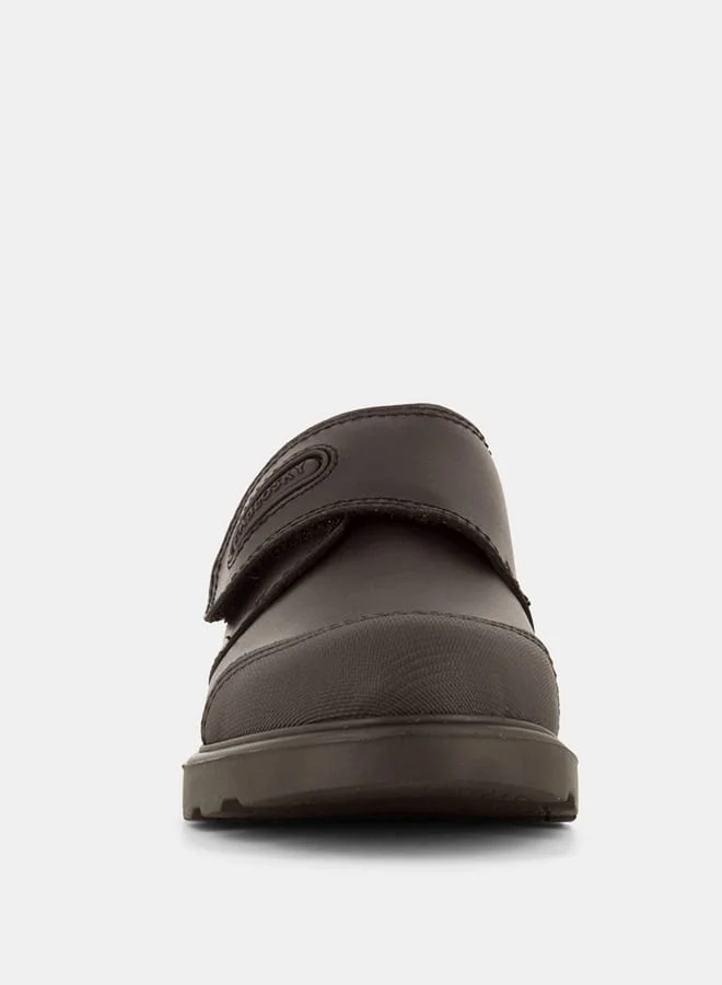 Pablosky Boys' Solid Sneakers with Hook and Loop Closure School Shoes