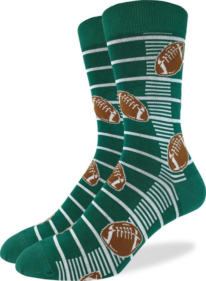 Good Luck Sock Men's Football Socks, Big & Tall, Shoe Size 13-17 - Image 1