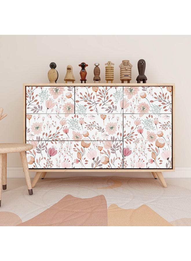 Bluejw Watercolor Flower Wallpaper Nursery Garden Mural Self-adhesive Wallpaper Background Wall Wallpaper Bedroom Porch Transformation Mural - Image 5