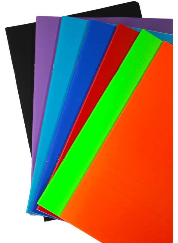Mynote Text Neon A4 40 Sheets Plastic Cover Notebook  - Image 3