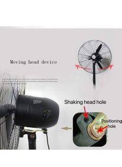 Wtrtr Wtrtr 26 Inch Industrial High Power Fan,230W,Oscillating Exhaust Fan, Mechanical Floor Fans Heavy Duty Industrial With 3 Speed for Warehouse Open-Air Restaurant And Factory  - Image 2