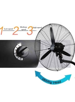Wtrtr Wtrtr 26 Inch Industrial High Power Fan,230W,Oscillating Exhaust Fan, Mechanical Floor Fans Heavy Duty Industrial With 3 Speed for Warehouse Open-Air Restaurant And Factory  - Image 4