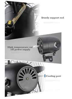 Wtrtr Wtrtr 26 Inch Industrial High Power Fan,230W,Oscillating Exhaust Fan, Mechanical Floor Fans Heavy Duty Industrial With 3 Speed for Warehouse Open-Air Restaurant And Factory  - Image 5