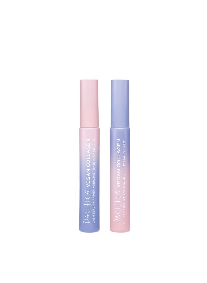 Pacifica Beauty Vegan Collagen Lash Serum and Primer & Fluffy Lash Mascara Duo Set, Makeup, Black Mascara, Volumizing, Lengthening, Conditioning, Vitamin B & E, Eyelash Serum, Eye Makeup (Set of 2)  - Image 5