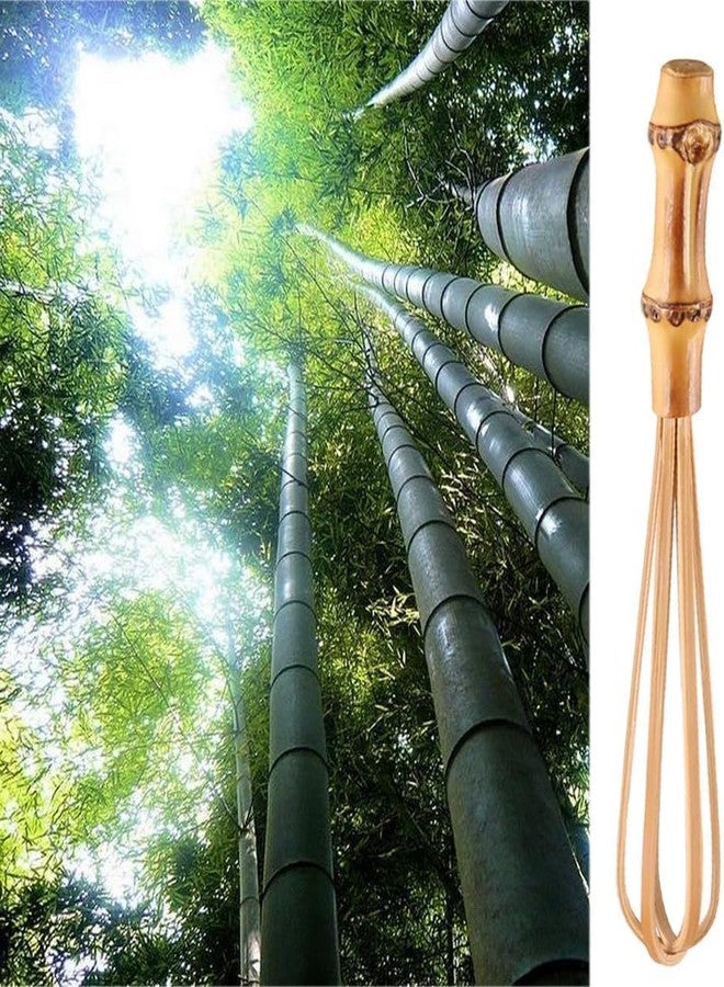 FHUMMYBT Handmade Wood Whisks for Cooking - 5.7In Natural Bamboo Whisk, Mini Wooden Whisks for Whisking, Beating, Blending, Frothing & Stirring (5.7Inches + 10Inches) - Image 3