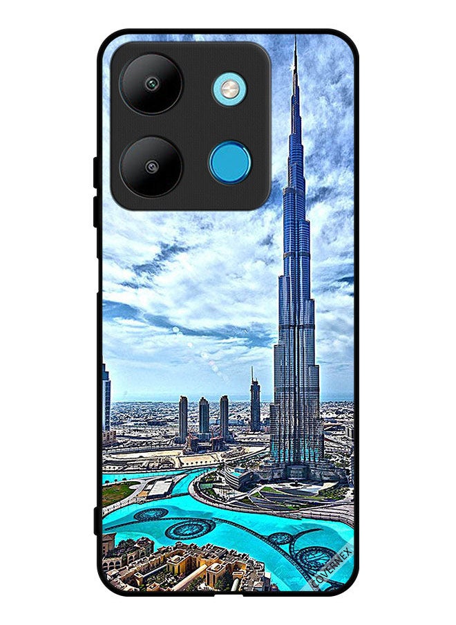 Covernex - Protective Case Cover For Infinix Smart 7 Burj Khalifa Tower Touching Clouds - Image 1