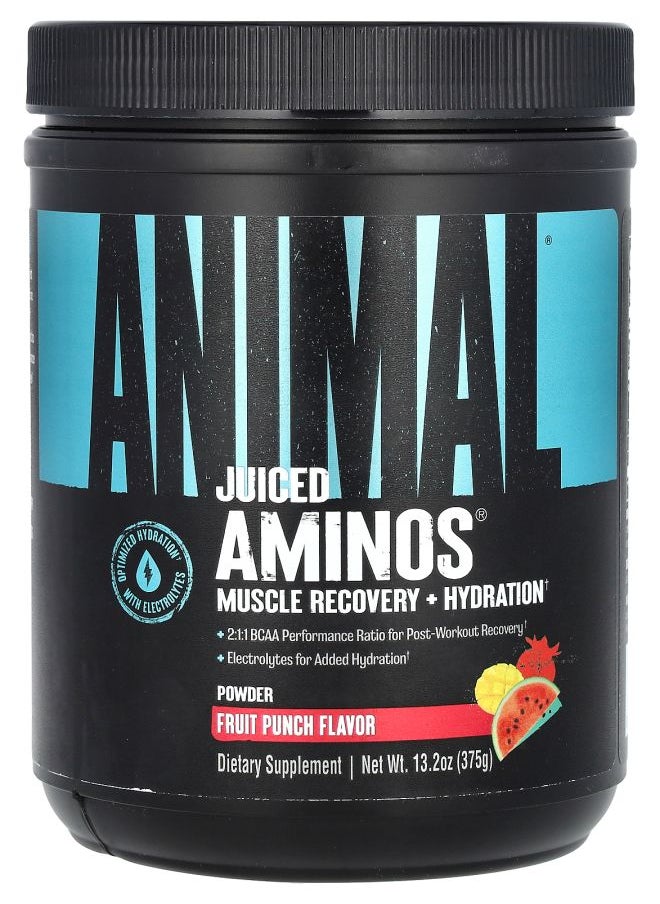 ANIMAL Juiced Aminos® Powder Fruit Punch 13.2 oz (375 g) 
