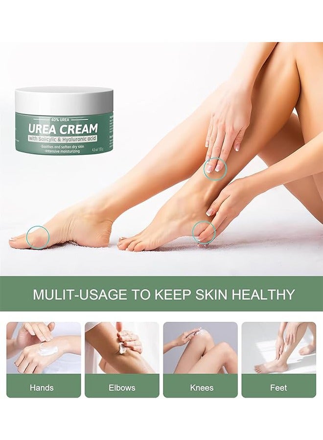 Generic Urea Cream 120g, Foot and Hand Creams for Dry and Cracked Hands and Heels, Guaranteed Relief for Extremely Dry, Cracked, Rough, Dead and Dry Skin Instantly Boosts Moisture Levels for Feet and Hands  - Image 3