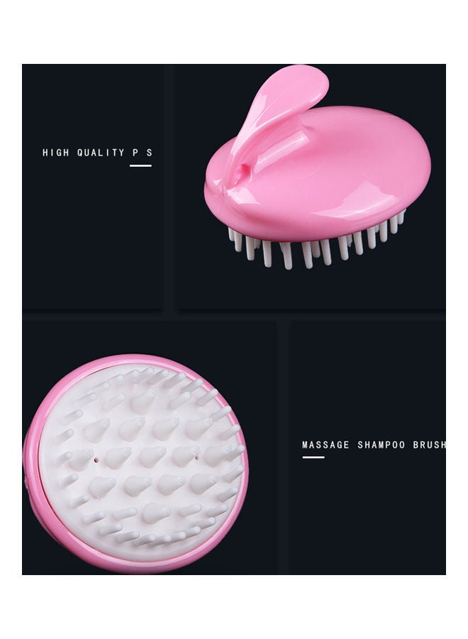 Loquat Shampoo Brush Hair Scalp Massage Comb Pink - Image 2