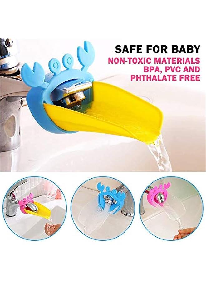 MOXO Faucet Extender Chute Spout Cover Sink Handle for Baby Kids Hand Washing Bath Toys Love HandWashing - Image 3