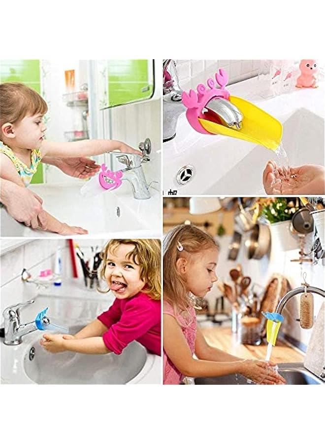 MOXO Faucet Extender Chute Spout Cover Sink Handle for Baby Kids Hand Washing Bath Toys Love HandWashing - Image 5