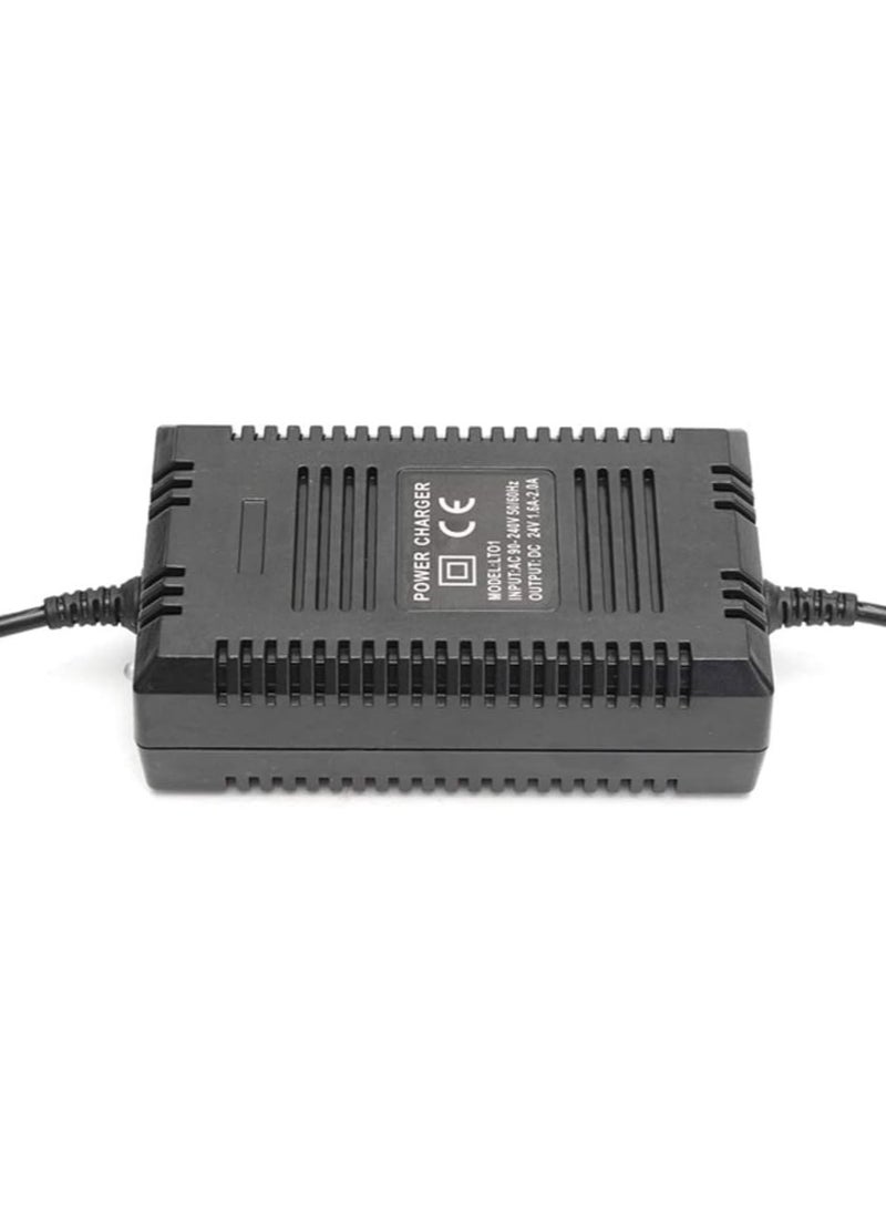 TIGER New 24V 2A Power Charger for Electric Scooter – Universal Power Supply Adapter with Three Port Inline Female Connector – Fast Charging Replacement Charger for E-Scooters, Hoverboards, Mobility Scooters & More – Compact & Safe Design - Image 3