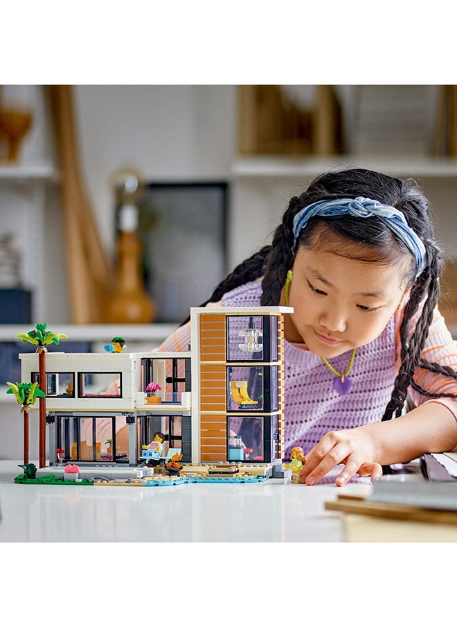 LEGO Creator 3In1 Modern House To 3-Storey City Building To Forest Cabin, Model Playset For Kids, Gift Idea For Boys And Girls Aged 9 And Over 31153 (939 Pieces)  - Image 3