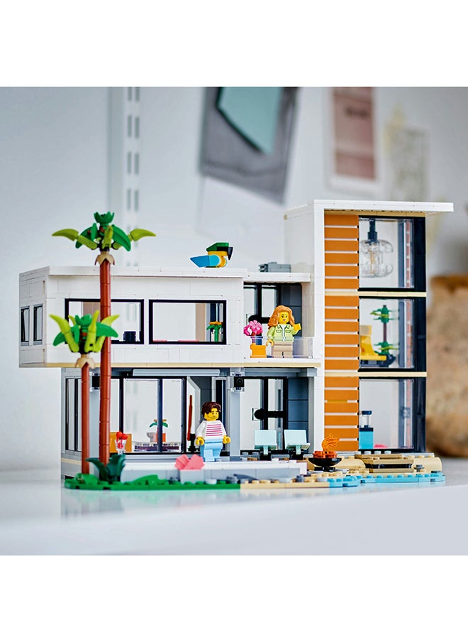 LEGO Creator 3In1 Modern House To 3-Storey City Building To Forest Cabin, Model Playset For Kids, Gift Idea For Boys And Girls Aged 9 And Over 31153 (939 Pieces)  - Image 5