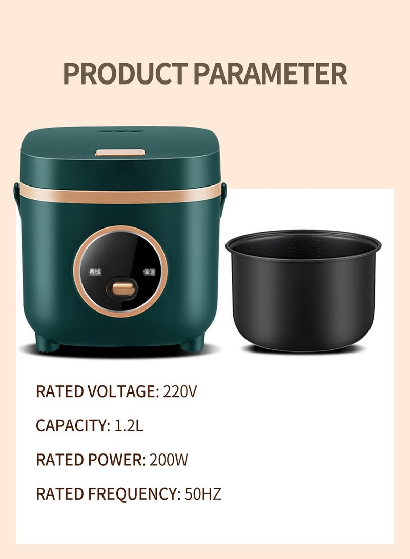 1.2 Liter Mini Multifunctional Rice Cooker, 200 Watt Small Portable Mechanical Home Cooker for 1People(suitable for 1 person.  Please read carefully before purchase) - Image 3