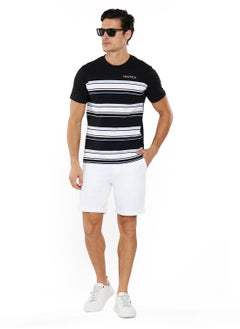 NAUTICA Striped Regular Fit Premium Cotton Crew Neck T-shirt  - Image 4
