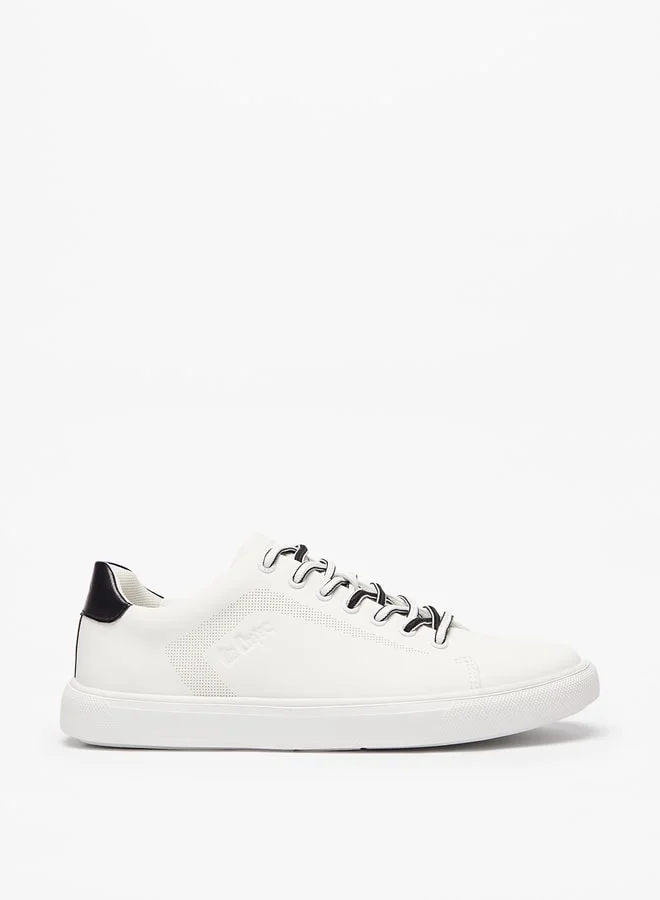لي كوبر Men's Textured Lace-Up Sneakers