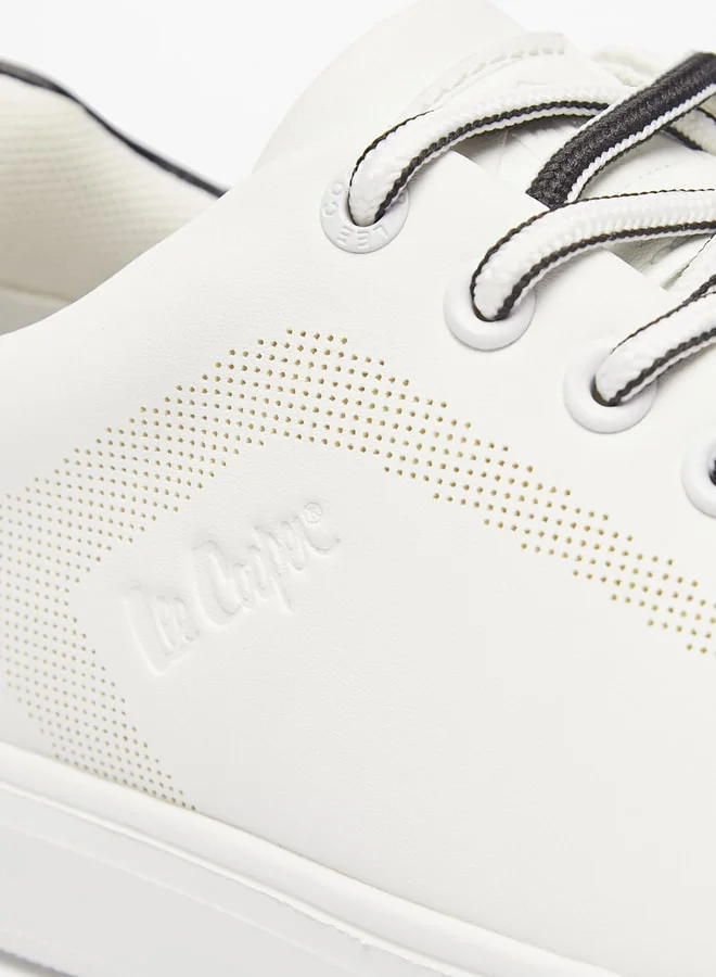 لي كوبر Men's Textured Lace-Up Sneakers