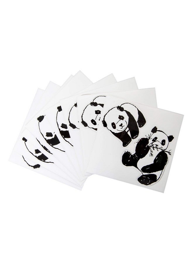 Ubbi Panda Peel and Stick Decal Stickers, Decorative Sticker for Diaper Pail or Baby Nursery - Image 5