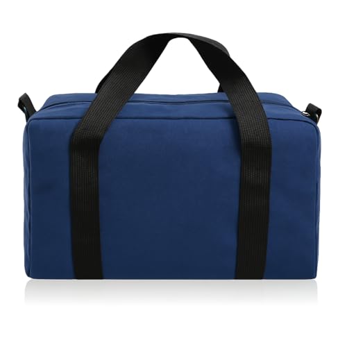 Baizoy Small Tool BagClose Top Wide Mouth Tool Organizer BagLarge Capacity Tool Bags for MenCanvas Tool Storage Bag for Storage Handbag for ScrewdriversWrenchPliers Hand Tools Royal Blue 12 Inch - Image 1