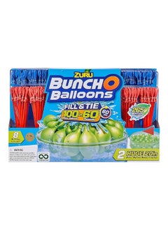 Bunch O Balloons Bunch O Balloons - Ultimate Color Wars Family Pack (8 Pack) Rapid-Filling Self-Sealing Water Balloons (Amazon Exclusive) by Zuru, Red + Blue (56301)  - Image 5